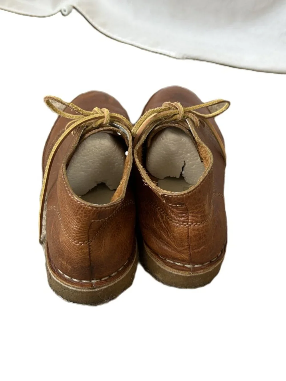 SEAVEES 3 Eye Brass Waxed Pebbled Leather Chukka 7